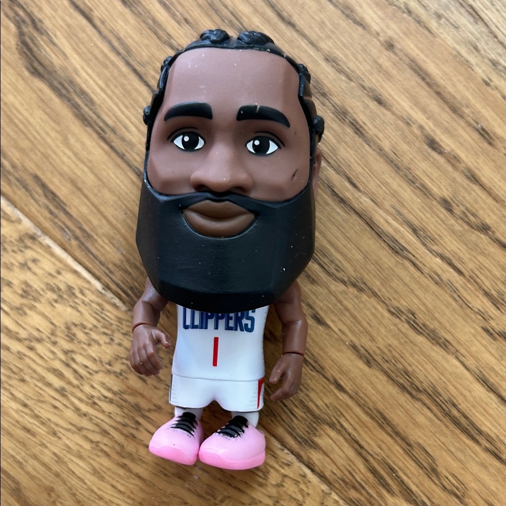 NBA Collectible Action Figure Set with Blue, Green, White, Pink, Red Accents - Picture 4 of 6